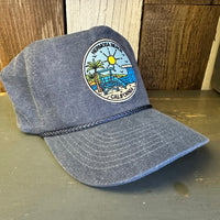 Hermosa Beach SHOREFRONT 5 panel Stone Washed Canvas 2-Tone - Indigo