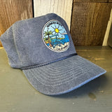 Hermosa Beach SHOREFRONT 5 panel Stone Washed Canvas 2-Tone - Indigo