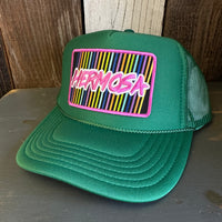 Hermosa Beach HERMOSA'84 High Crown Trucker Hat - Kelly Green