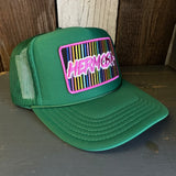 Hermosa Beach HERMOSA'84 High Crown Trucker Hat - Kelly Green