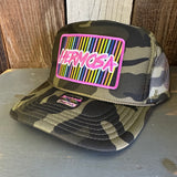 Hermosa Beach HERMOSA'84 Trucker Hat - Full Camouflage