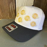 Hermosa Beach MULTIPLE MINI CLASSIC 5 Panel Mid Profile Cap - Black/White