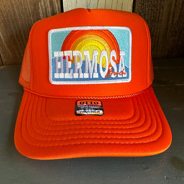 Hermosa Beach 72 & SUNNY Trucker Hat - Orange