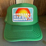 Hermosa Beach 72 & SUNNY High Crown Trucker Hat - Kelly Green