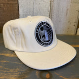 SOUTH BAY SURF (Black Patch) Brushed Cotton Field Trip Hat - Eggshell