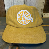 Hermosa Beach CLASSIC LOGO Washed Dad Hat - Sun Yellow