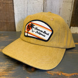 Hermosa Beach RETRO SUNSET Washed Dad Hat - Sun Yellow