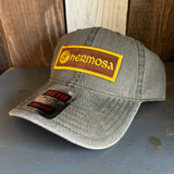 Hermosa Beach AS REAL AS THE STREETS - 6 Panel Low Profile Style Dad Hat with Velcro Closure - Olive Green
