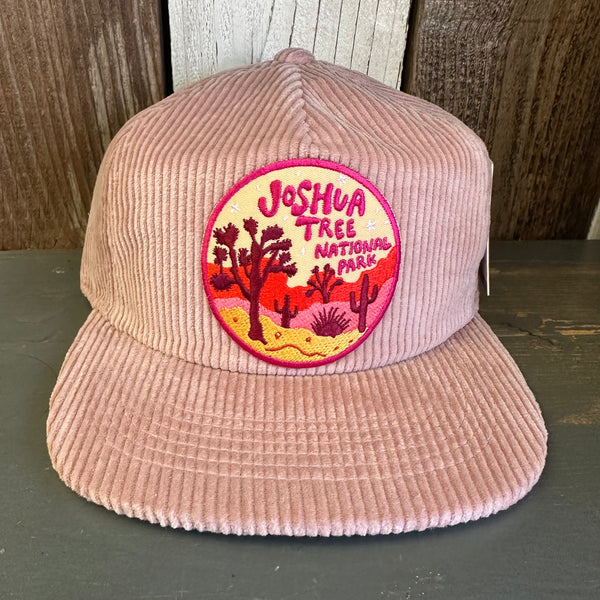 JOSHUA TREE NATIONAL PARK Vintage Corduroy Hat - Rose Pink