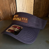 Hermosa Beach HERMOSA AVE - Cool Comfort Performance Polyester Cool Mesh Sun Visor - Navy
