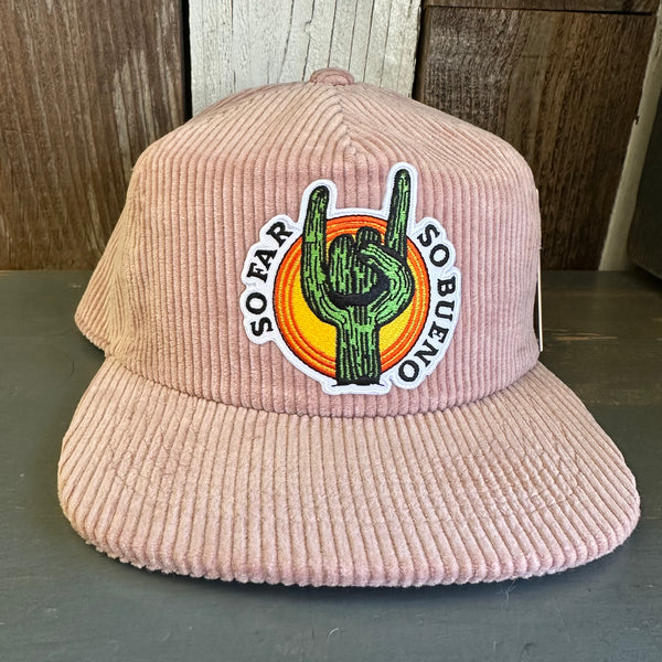 SO FAR :: SO BUENO Vintage Corduroy Hat - Rose Pink