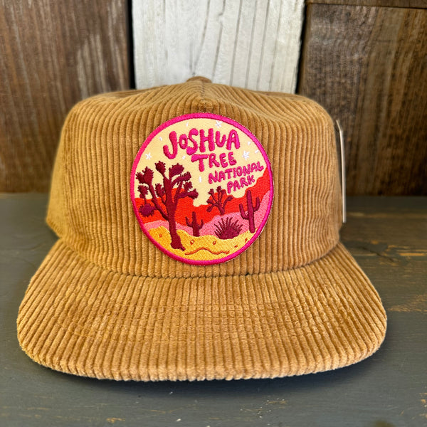 JOSHUA TREE NATIONAL PARK Vintage Corduroy Hat - Khaki Brown