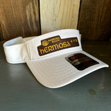 Hermosa Beach HERMOSA AVE Sun Visor Cool Comfort Performance Polyester Cool Mesh - White