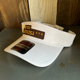 Hermosa Beach HERMOSA AVE Sun Visor Cool Comfort Performance Polyester Cool Mesh - White