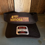Hermosa Beach HERMOSA AVE - Cool Comfort Performance Polyester Cool Mesh Sun Visor - Black