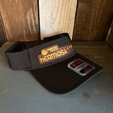 Hermosa Beach HERMOSA AVE - Cool Comfort Performance Polyester Cool Mesh Sun Visor - Black
