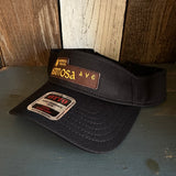 Hermosa Beach HERMOSA AVE - Cool Comfort Performance Polyester Cool Mesh Sun Visor - Black