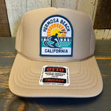 Hermosa Beach 1 to 3 FEET & RISING High Crown Trucker Hat - Khaki