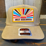 Hermosa Beach MUY HERMOSA Corduroy Baseball Cap - Khaki