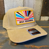 Hermosa Beach MUY HERMOSA Corduroy Baseball Cap - Khaki