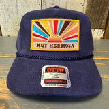 Hermosa Beach MUY HERMOSA Corduroy Baseball Cap - Navy