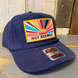 Hermosa Beach MUY HERMOSA Corduroy Baseball Cap - Navy