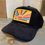 Hermosa Beach MUY HERMOSA Corduroy Baseball Cap - Black