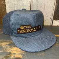 Hermosa Beach HERMOSA AVE Corduroy Field Trip Hat - SLATE BLUE