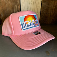 Hermosa Beach 72 & SUNNY High Crown Trucker Hat - Pink