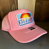 Hermosa Beach 72 & SUNNY High Crown Trucker Hat - Pink