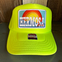 Hermosa Beach 72 & SUNNY Trucker Hat - Neon Yellow