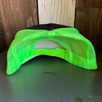 Hermosa Beach 72 & SUNNY Trucker Hat - Black/Neon Green/Black