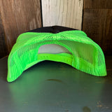 HERMOSA IS FOR LOVERS Trucker Hat - Black/Neon Green/Black