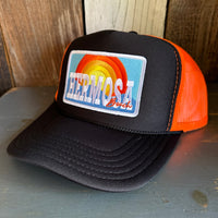 Hermosa Beach 72 & SUNNY Trucker Hat - Black/Neon Orange