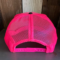 Hermosa Beach 72 & SUNNY High Crown Trucker Hat - Pink/Pink/Black
