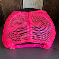 Hermosa Beach 72 & SUNNY High Crown Trucker Hat - Black/Pink/Black