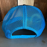 Hermosa Beach 72 & SUNNY Trucker Hat - Black/Neon Blue/Black