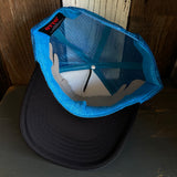 Hermosa Beach 72 & SUNNY Trucker Hat - Black/Neon Blue/Black