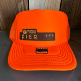 Hermosa Beach PIER AVE Trucker Hat - Orange