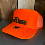 Hermosa Beach PIER AVE Trucker Hat - Orange