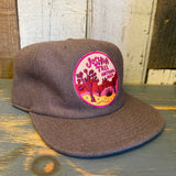JOSHUA TREE NATIONAL PARK Premium 6-Panel Strapback Hat - Brown