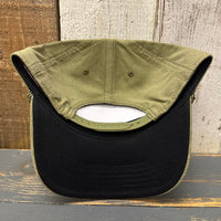 Hermosa Beach HERMOSA HILLS Corduroy Baseball Cap - Olive Green