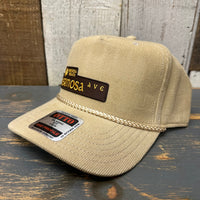 Hermosa Beach HERMOSA AVE Corduroy Baseball Cap - Khaki