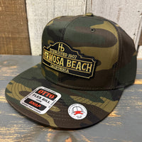 Hermosa Beach ARE YOU ESTABLISHED? 6 Panel Snapback Hat - Camo