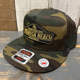 Hermosa Beach ARE YOU ESTABLISHED? 6 Panel Snapback Hat - Camo