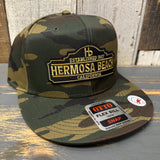 Hermosa Beach ARE YOU ESTABLISHED? 6 Panel Snapback Hat - Camo