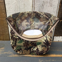 Hermosa Beach AS REAL AS THE STREETS 6 Panel Low Profile Trucker Hat - Camo