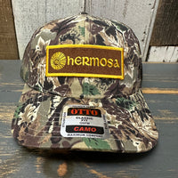 Hermosa Beach AS REAL AS THE STREETS 6 Panel Low Profile Trucker Hat - Camo