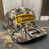 Hermosa Beach AS REAL AS THE STREETS 6 Panel Low Profile Trucker Hat - Camo