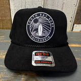SOUTH BAY SURF (Navy Patch) Corduroy Baseball Cap - Black
